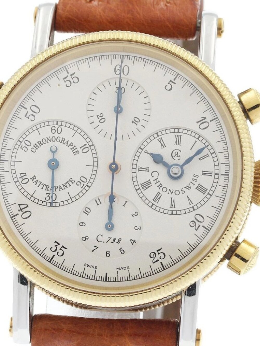 Chronoswiss Rattrapante CH7322 Split seconds Automatic Men's Watch_942687